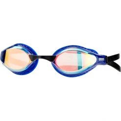 Arena Airspeed Mirror Swimglasses yellow copper/blue