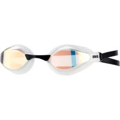 Arena Airspeed Mirror Swimglasses yellow copper/white