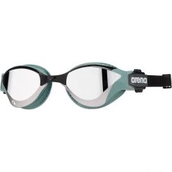 Arena Cobra Tri Swipe Mirror Goggles silver/army