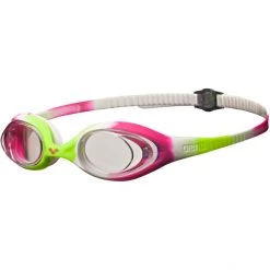 Goggles for swimming Shop 21 Arena Spider Goggles Kids lime fuchsia-white-clear
