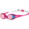 Arena Spider Mirror Goggles Kids white-pink-fuchsia
