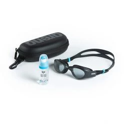 Arena The One Bundle Goggles, Case,Cleaner black