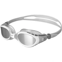 Speedo Futura Biofuse Mirror Flexiseal Goggles cool grey/wht/silver