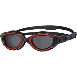 Zoggs Predator Flex Polarized Goggles L red/black/smoke polarized