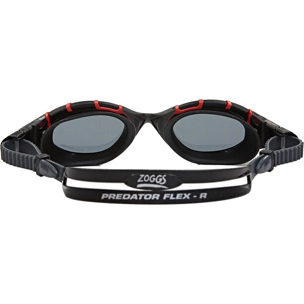 Zoggs Predator Flex Polarized Goggles L red/black/smoke polarized 2 Zoggs Predator Flex Polarized Goggles L red/black/smoke polarized - Image 2