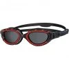 Zoggs Predator Flex Polarized Goggles S red/black/smoke polarized