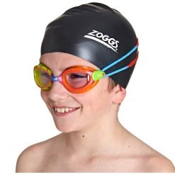 Zoggs Predator Goggles Kids green orange/red blue/clear -Goggles for swimming Shop zoggs predator goggles kids green orange red blue clear 4